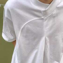 短袖T恤男士夏季圆领纯色修身打底衫运动透气男款体恤衫