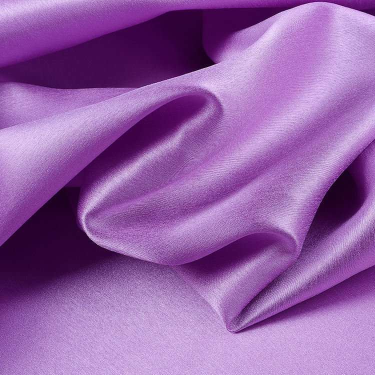 蠶絲緞面料 全滌純色柔軟面料 時裝連衣裙舞台漢服婚紗禮服面料