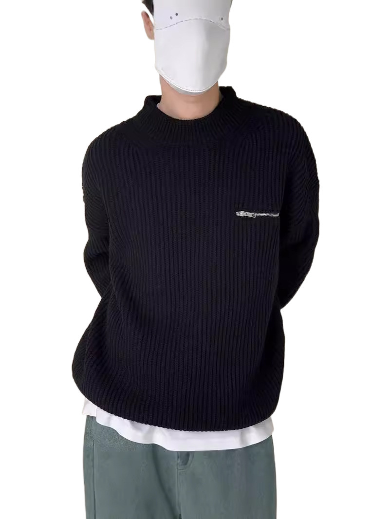Japanese retro demi-season winter trend sweater