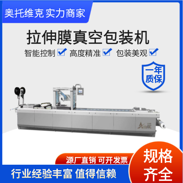 人参蜜片拉伸膜真空包装机 冷冻粘豆包全自动包装设备 520型