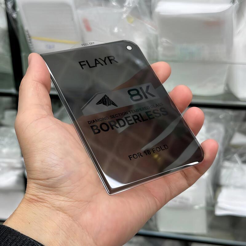 Suitable for iPhone Dou, Fully Transparent Anti-Peeping Foldable Screen Tempered Film, No Black Edges, Electroplated Front Secondary Screen, Explosion-Proof Suitable for iPhone Dou, Fully Transparent Anti-Peeping Foldable Screen Tempered Film, No Black Edges, Electroplated Front Secondary Screen, Explosion-Proof