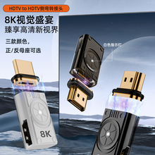 HDTV2.1磁吸转接头高清转换头UHD2.1版本HDTV公转母8K@60HZ磁吸头