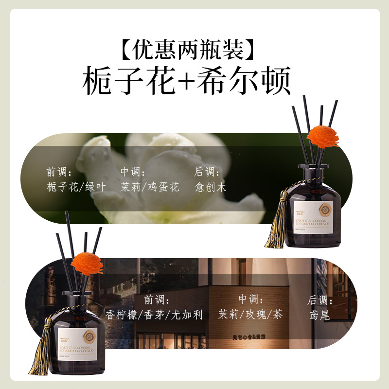 [총 400ml 2병] 퓨어화이트 치자나무 + 힐튼