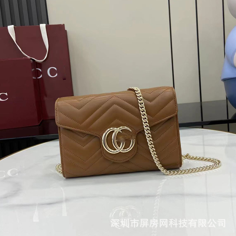New Marmont series chain wallet, multi-functional cardholder, phone bag, shoulder bag, crossbody bag, chain bag, for cross-border sales New Marmont series chain wallet, multi-functional cardholder, phone bag, shoulder bag, crossbody bag, chain bag, for cross-border sales