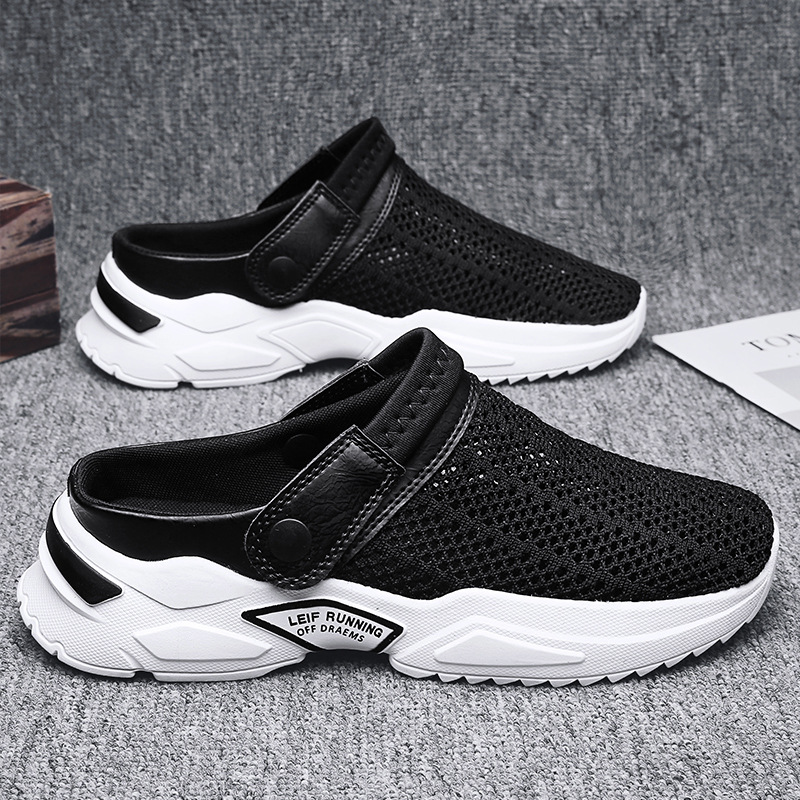 Zapatillas de moda transfronterizas de tamaño grande zapatillas de verano para hombres zapatos de playa un zapato dos zapatillas deportivas para hombres image 1
