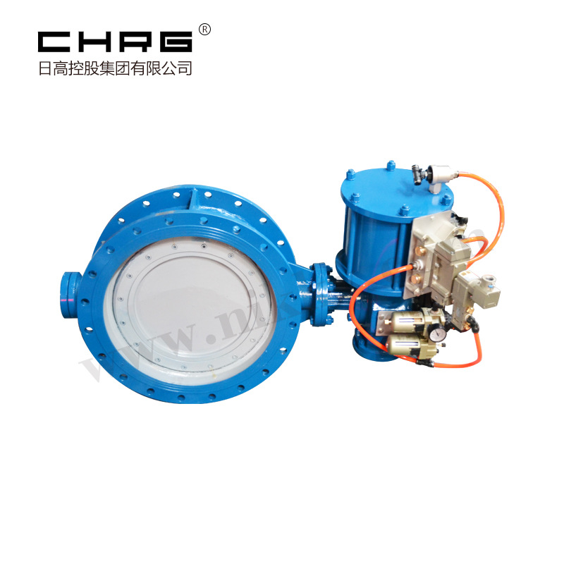 阀门厂家供应气动三偏心硬密封蝶阀D643H-2.5