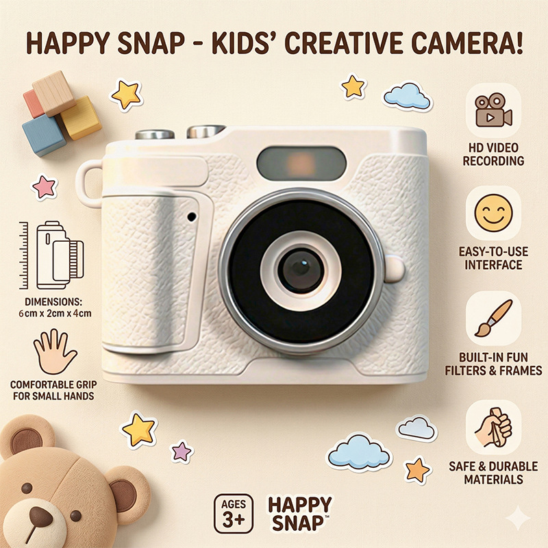 Keychain Digital Camera with Flash, Student Camera for Taking Photos and Videos, Children's Mini Camera with Screen