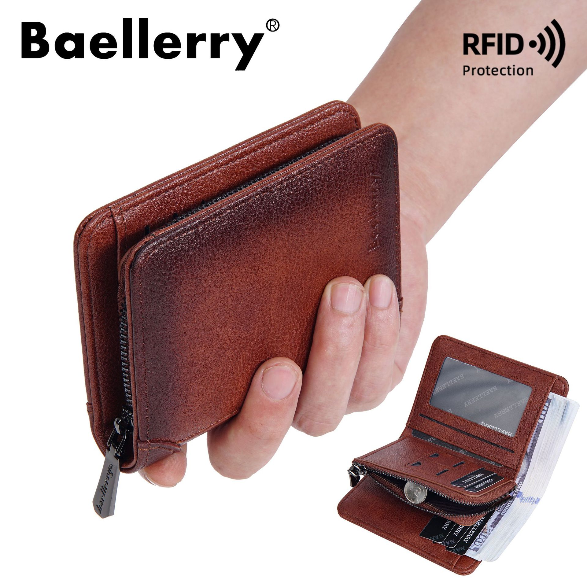 Men's short wallet