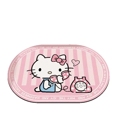 Hello Kitty bathroom rug, quick-drying carpet, Avtomobil döşəmə paspasları