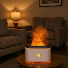 仿真火焰香薰机usb迷你香薰加湿器家用香薰机火焰加湿器