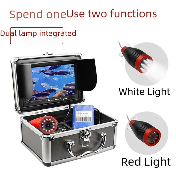 Erchang Visual Fish Finder Night Vision Anchor Fish High-Definition Underwater Camera Video Fish-Finding Fishing Equipment Black Technology