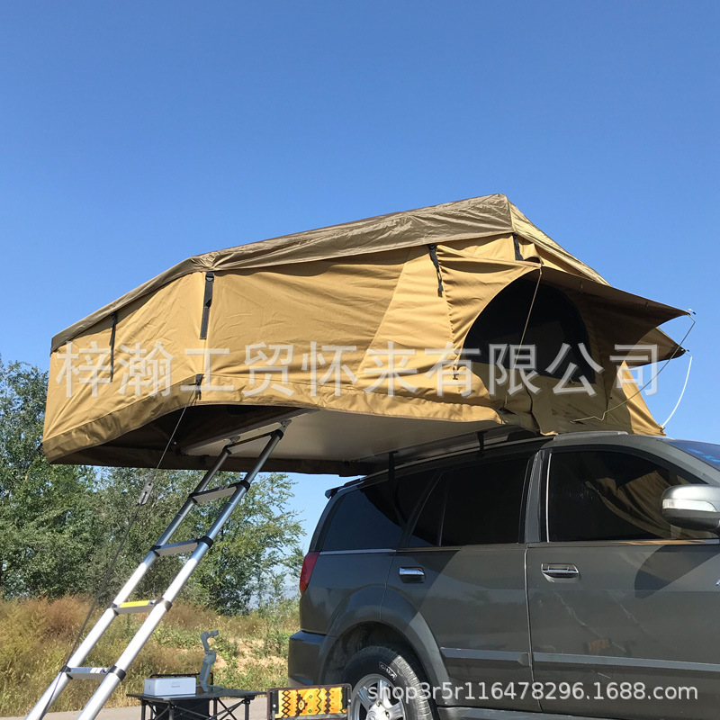 Carpa de techo blando SUV, MPV, camioneta Camping al aire libre Carpa de techo plegable extendida