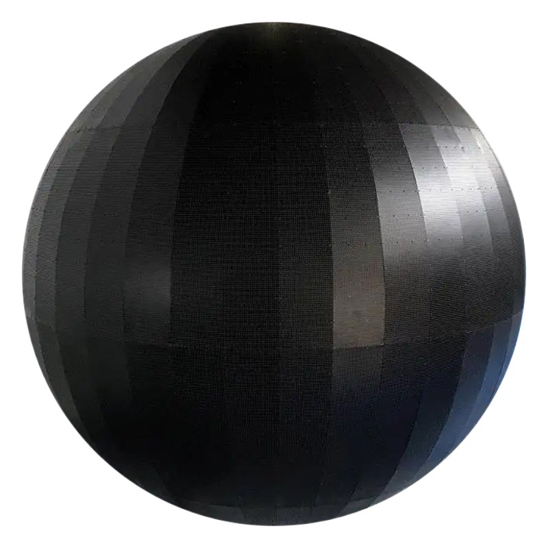 Pantalla LED esférica panorámica a todo color, pantalla irregular para centros comerciales P1.86, pantalla esférica irregular creativa cilíndrica circular.