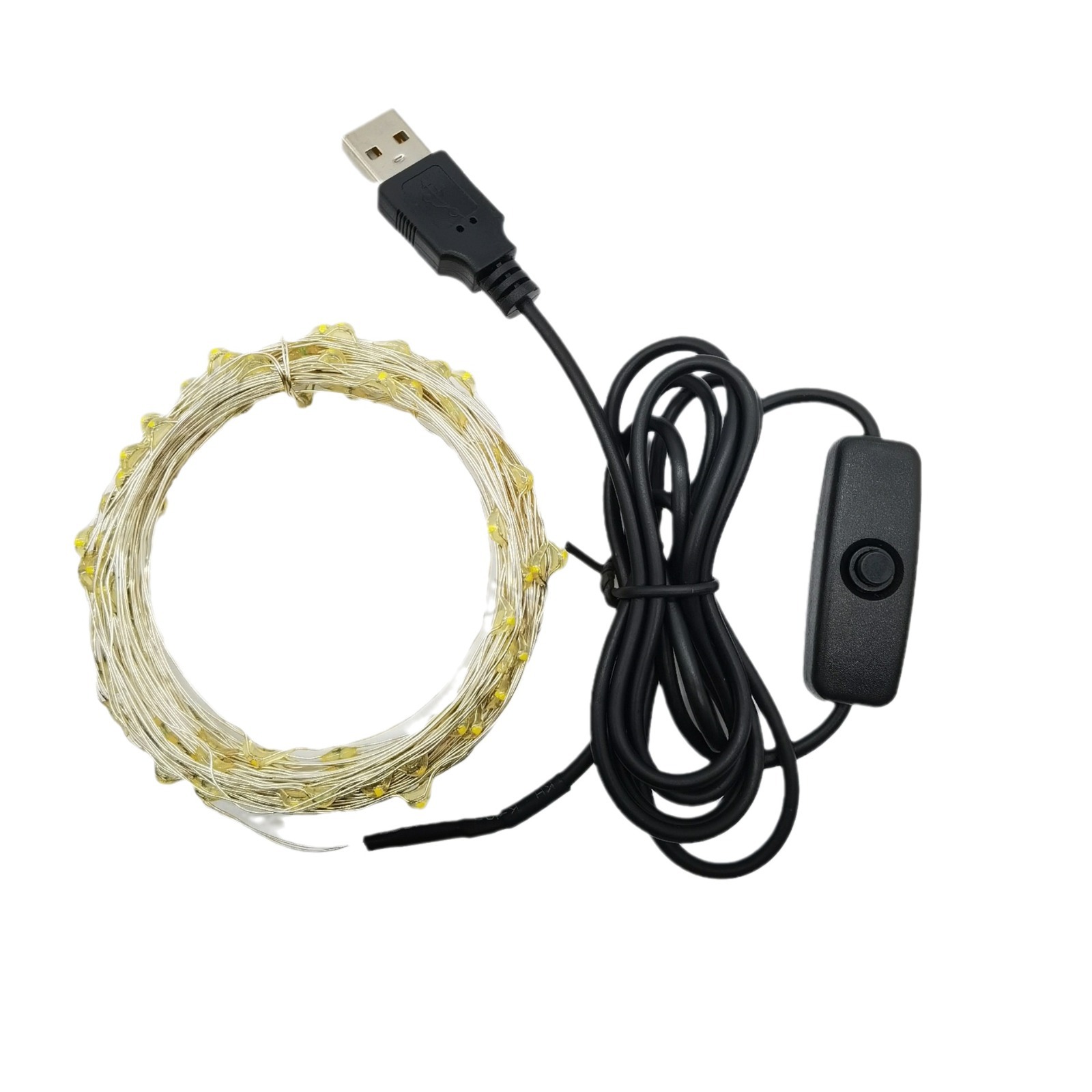 Guirnaldas de luces navideñas USB, luces decorativas LED para interiores, luces decorativas para habitaciones, dormitorios, bodas, estilo femenino.