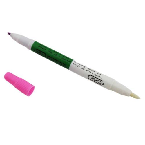 Sewing fade pen, double-head fade pen, automatic disappearing pen, clothing and shoemaking mark, one end changes color and one end erases pen