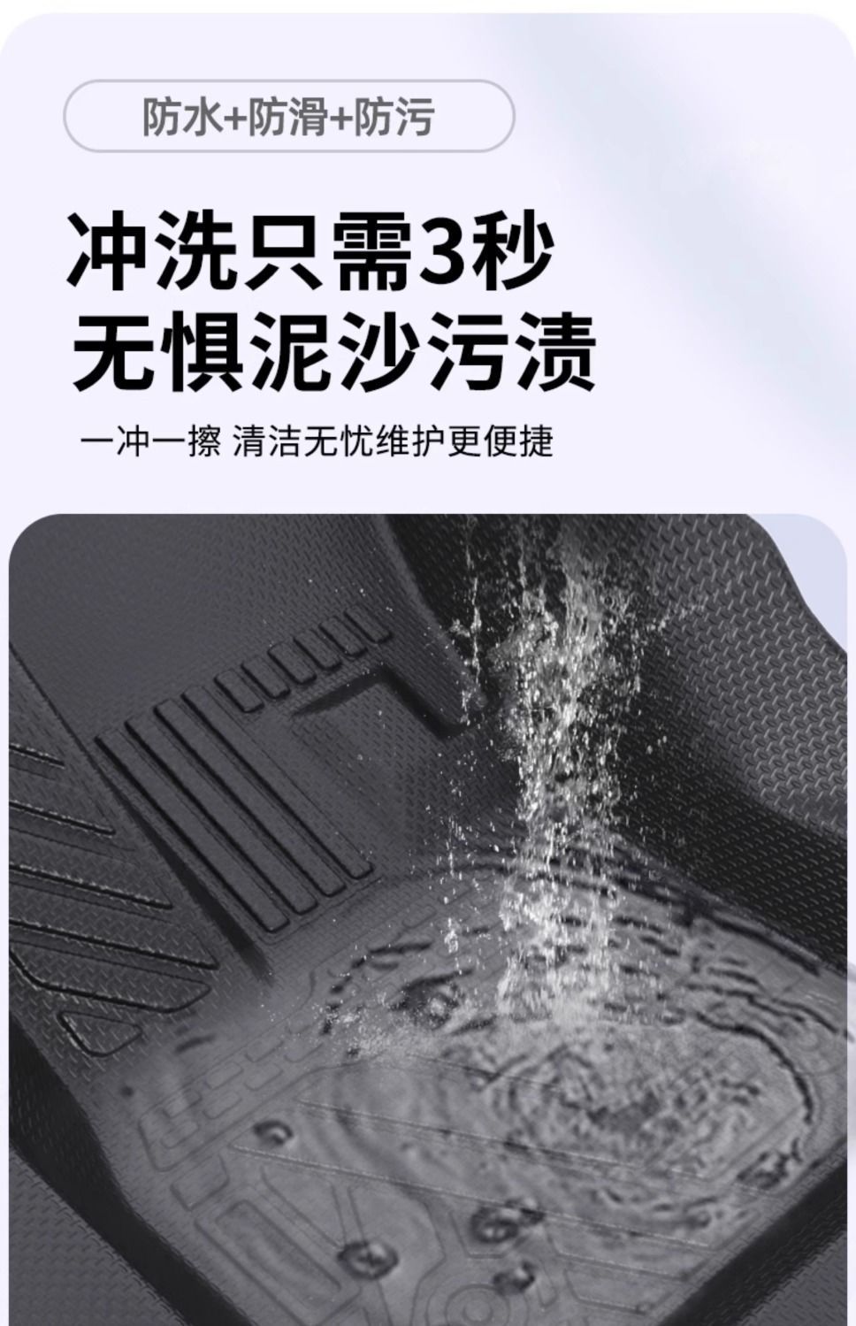 Rav4 Rongfang Door Sill Tpe Floor Mats Waterproof and Non-Slip Fully Enclosed Environmentally Friendly Tpe Car Floor Mats