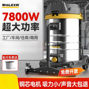 Whalesen Vacuum Cleaner Industrial and Commercial High-Power High-Suction Large Factory Workshop Special Powerful Water-Absorbing Yatonsi