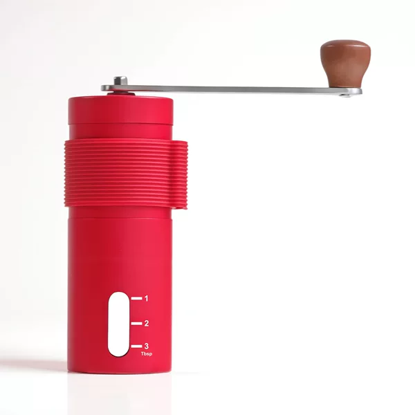Hand-cranked coffee grinder, manual coffee grinder, coffee bean grinder, manual coffee mill, hand-operated coffee grinder