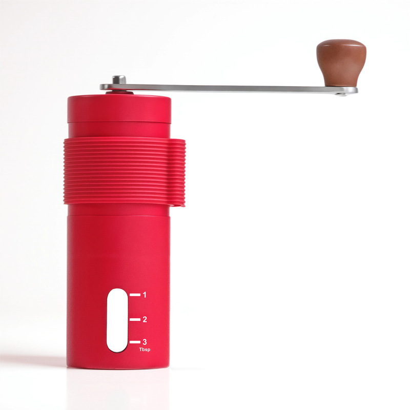 Hand-cranked coffee grinder, manual coffee grinder, coffee bean grinder, manual coffee mill, hand-operated coffee grinder