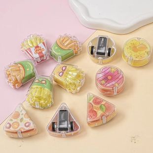 Children's Pull-Back Double-Layer Food Pull-Back Car Cartoon Pull-Back Puzzle Kindergarten Opening Prizes Gifts Wholesale