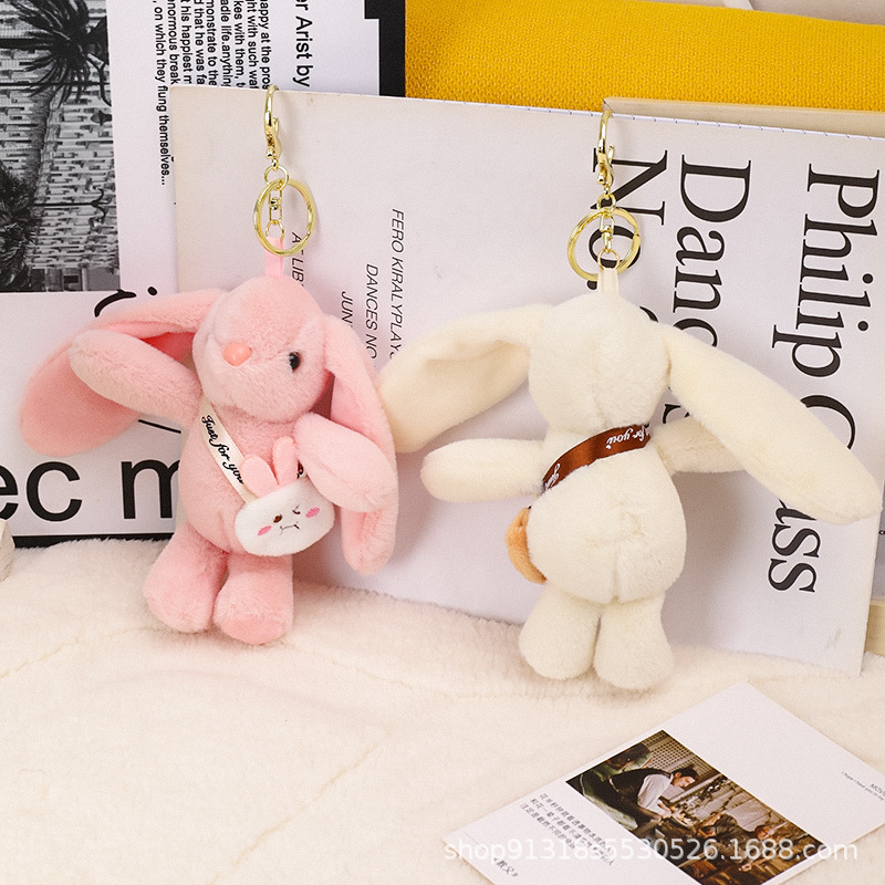 漫画のアイデアのぬいぐるみのリュックサックのウサギの人形のペンダントの親友のバッグのアクセサリーのキーホルダーの子供のプレゼント|undefined