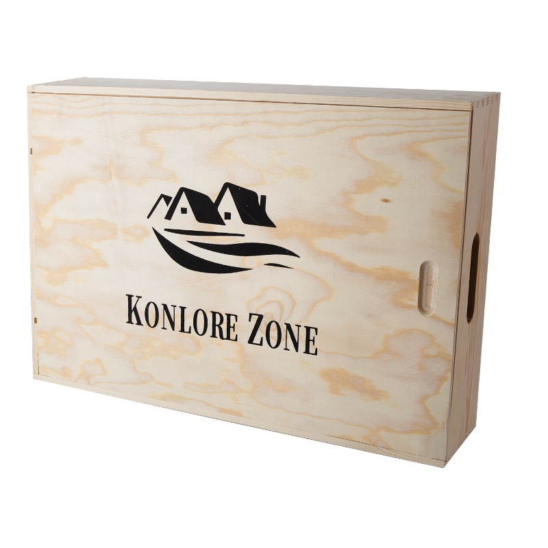 고급 나무 상자(상자 크기 6병, 레드 와인과 함께 주문 가능)