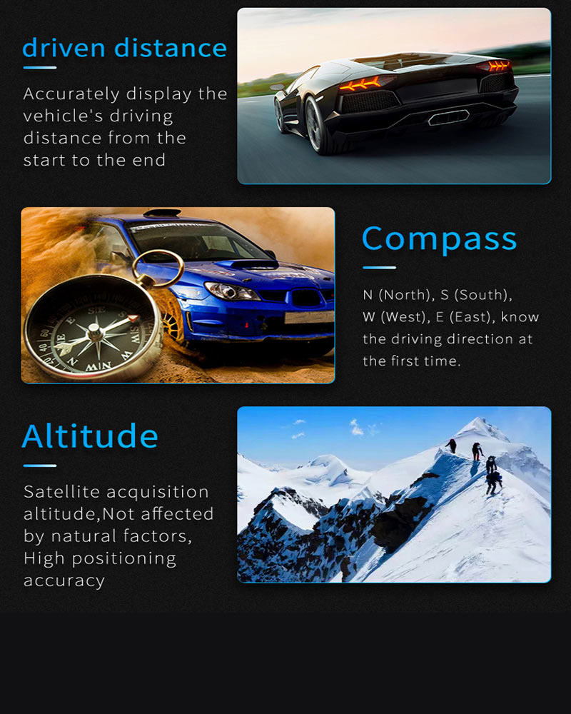 Navigation Version Usb-Powered Car Hud Head-Up Display Universal High-Definition Portable Speed Projector Q10