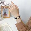 Chic Nordic niche watches women's simple squares girl forest, retro literary college