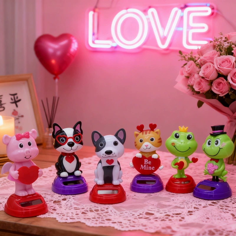 Новые трансграничные солнечные украшения милые украшения День Святого Валентина креативные автомобильные принадлежности декоративные пасхальные поделки