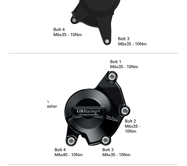 Motorcycle Modified Parts Engine Protective Cover Engine Side Cover Decorative Cover Protective Cover Suitable for Gsxr1000 K9