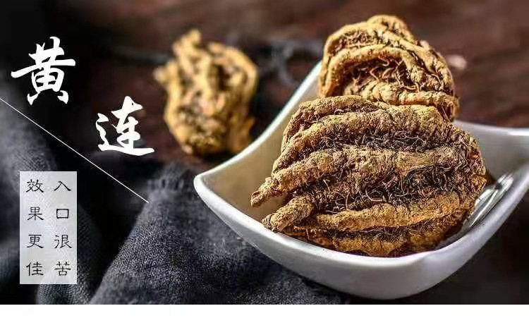 Sichuan Huang Lian (Coptis chinensis) — Dried Bitter Herb Slices & Fine Powder overview