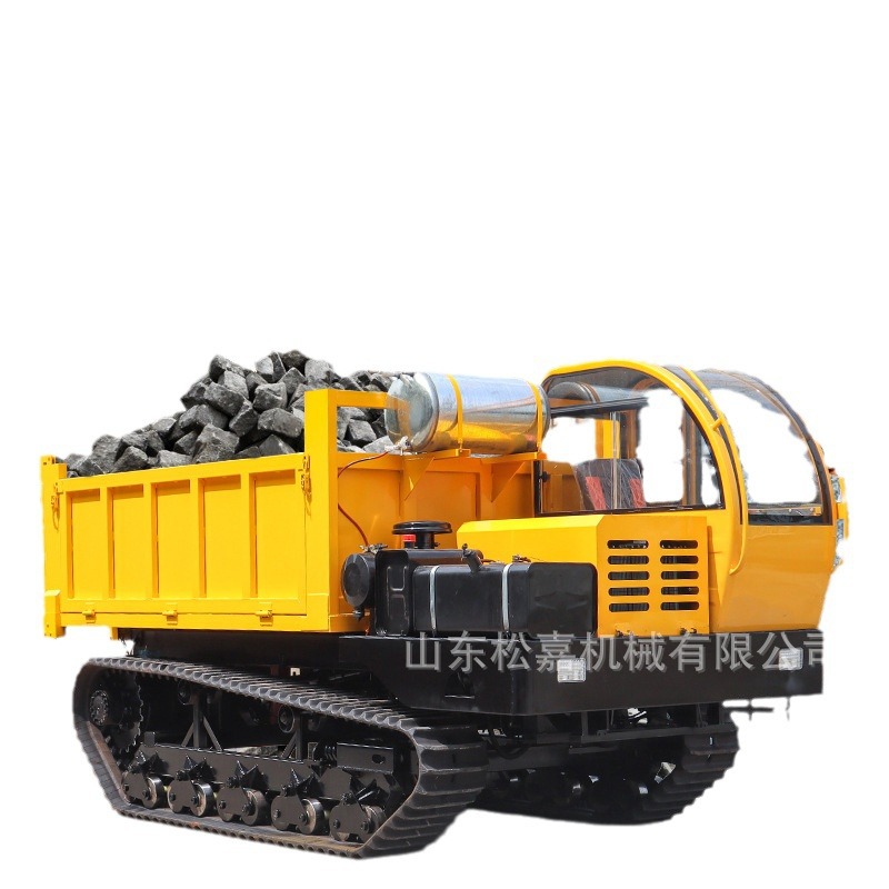 camión de transporte anfibio pequeño camión de volcado de ingeniería de construcción para huerto camión de volcado de ingeniería de montaña