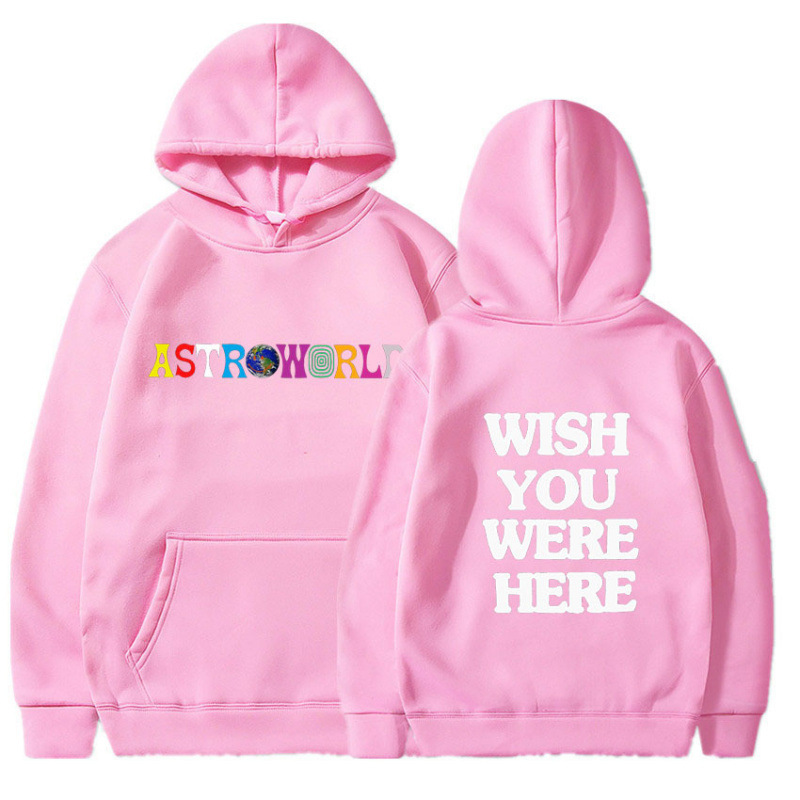 Cross-Border Aliexpress In-Stock Astroworld Hooded Sweatshirt Printed Unisex Hoodie Cross-Border