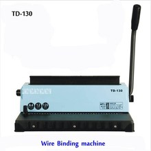 A4 Wire binding machine TD-130, Small machine Big.E跨境专供