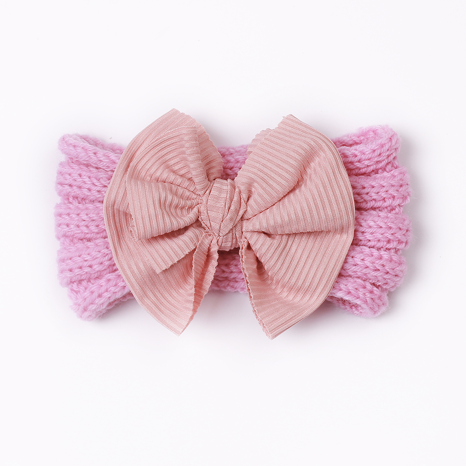 Fashion Solid Color Polyester Bowknot Hair Band 1 Piece display picture 4