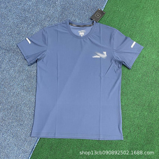 Summer New Men's Short-Sleeved Round Neck T-Shirt Men's Outdoor Casual Breathable Quick-Drying T-Shirt Large Size Sweatshirt Sports