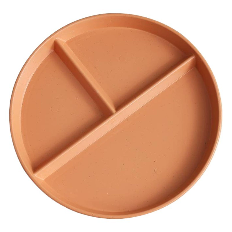 23 см тарелка для фаст-фуда разделенная тарелка посуда из пшеничной соломы Бытовая столовая тарелка для еды разделенная тарелка для уменьшения жира