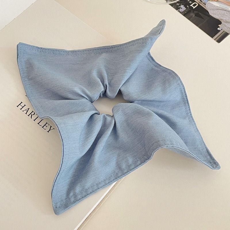 Otoño y invierno coreano temperamento cuadrado toallas para el cabello de niña anillo estilo académico de alta elasticidad correa de cabello nueva cuerda de cabello