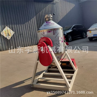 小型面粉白糖混合机鼓式酵母粉搅拌机电动密封拌料罐