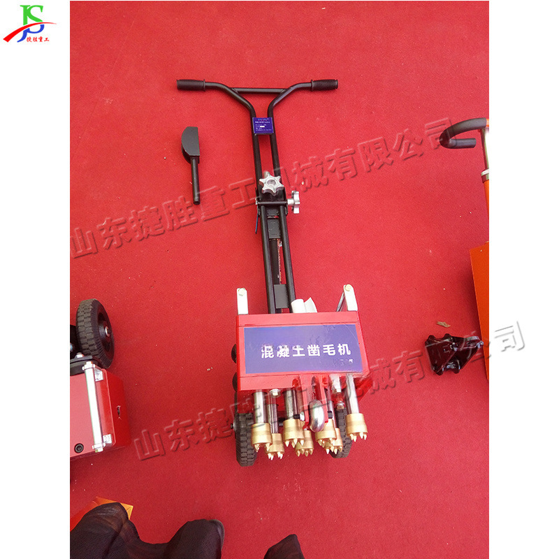 Mano empuje tipo tierra de la máquina de diseño de la construcción de la máquina de esculpir granito superficie decorativa tirando máquina de Cinceles