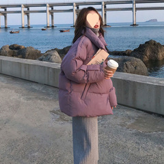 2025 winter new thickened cotton jacket for women short loose college style down cotton jacket cotton jacket Korean style jacket