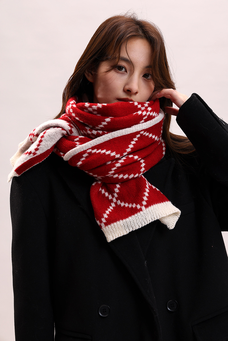 Paar-Stil für Frauen im Winter, verdickte koreanische Version, warm und luxuriös, Geburtstagsgeschenkschal für Männer_voghion.com
