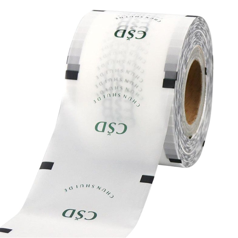 Película selladora para vasos de té con leche o soja, material esmerilado, con logotipo personalizado, paquete de 3 rollos