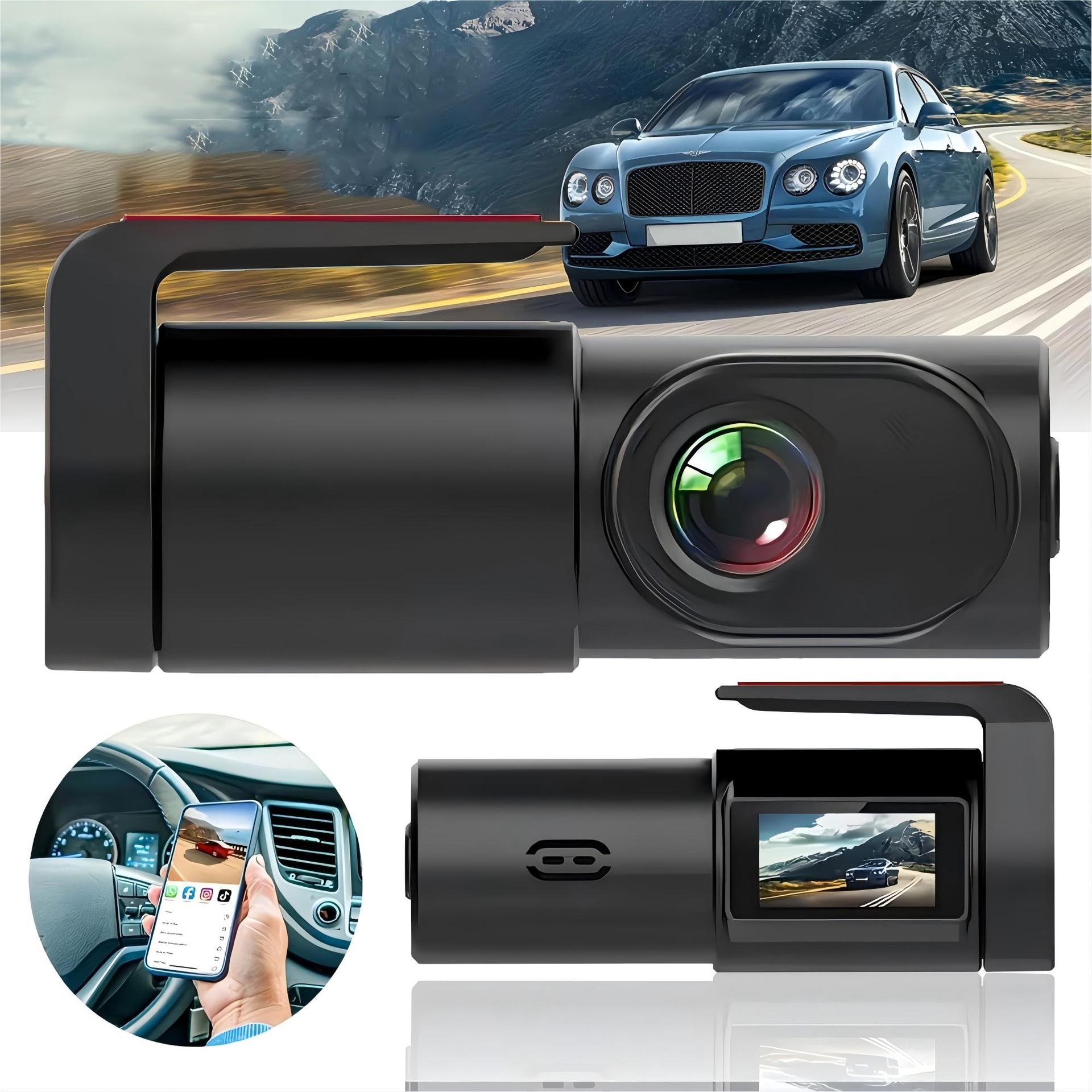1080P HD Night Vision Car Dash Cam Wireless WiFi