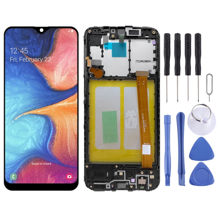 Aplicable a Samsung para Galaxy A20e SM-A202 Original LCD Touch Assembly Band