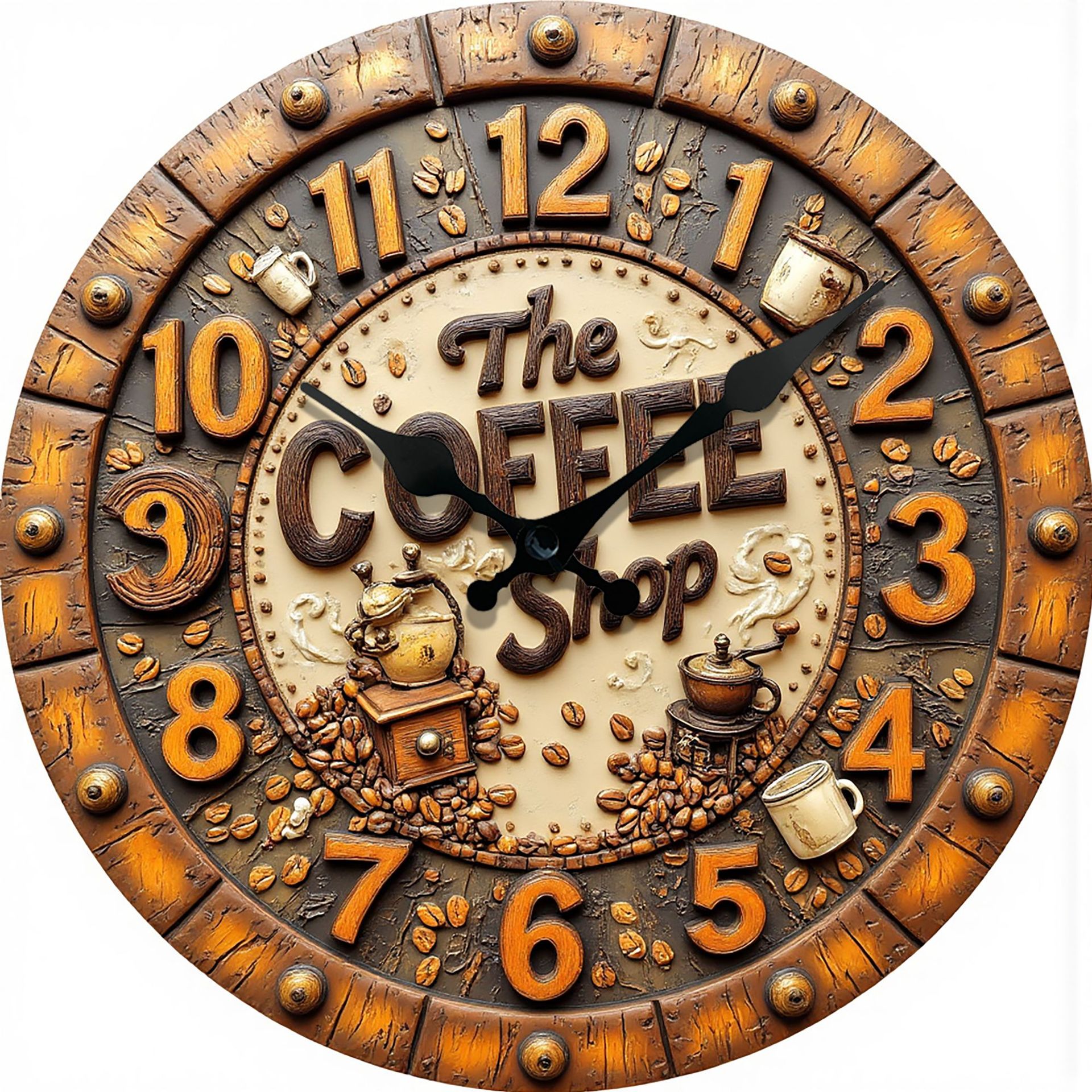 Reloj de efecto pseudo-estéreo nuevo de venta caliente transfronteriza, reloj de estilo de caricatura real, reloj de animales