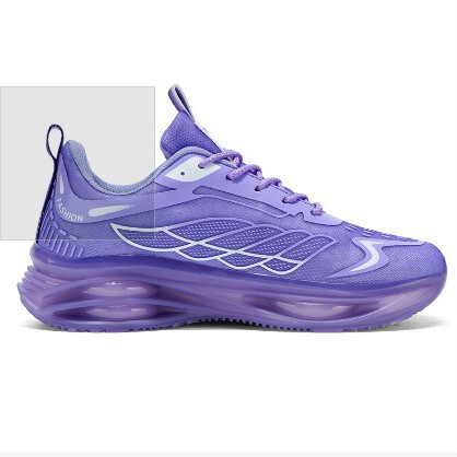 Air Cushion Plus Size Father's Shoes Women's New Arrival Breathable Mesh Casual Thick Sole Bright Color Fashion Sports Shoes 42