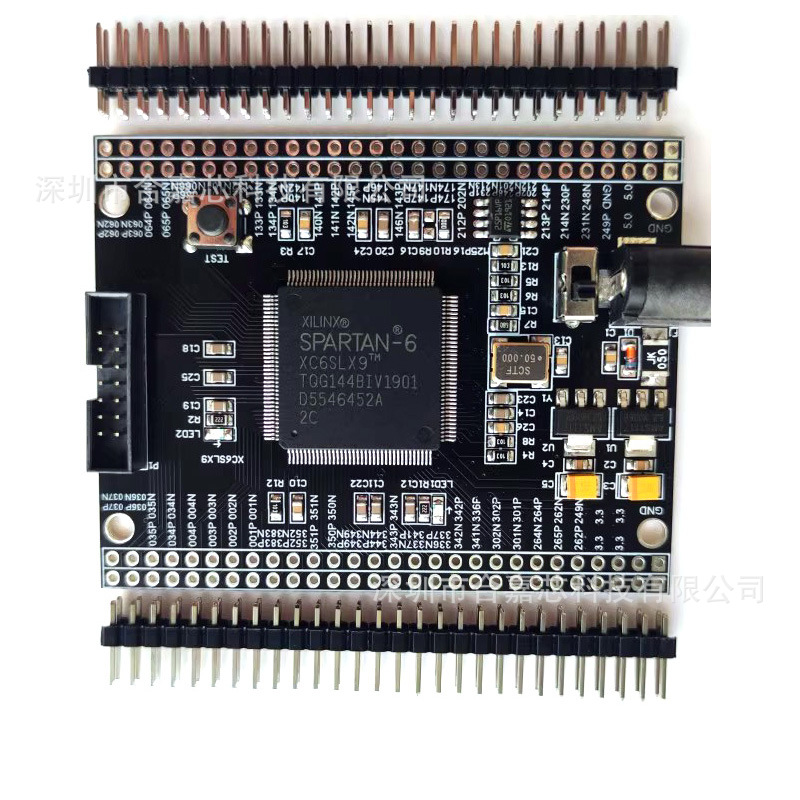 Xilinx开发板FPGA XC6SLX9核心板-1TQG144C Spartan-6 最小系统板