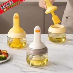 バーベキューブラシ家庭用食品グレードの高温耐性オイルブラシシリコーンオイルブラシオイルポットベーキング特殊オイルブラシボトル統合