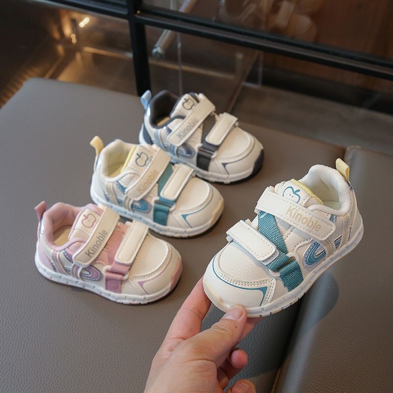 2025 New Autum Kidsren's Sports Shoes 1-2-3 Years Old Soft-Soled Toddler Shoes Leather Waterproof Outdoor Shoes for Boys and Girls